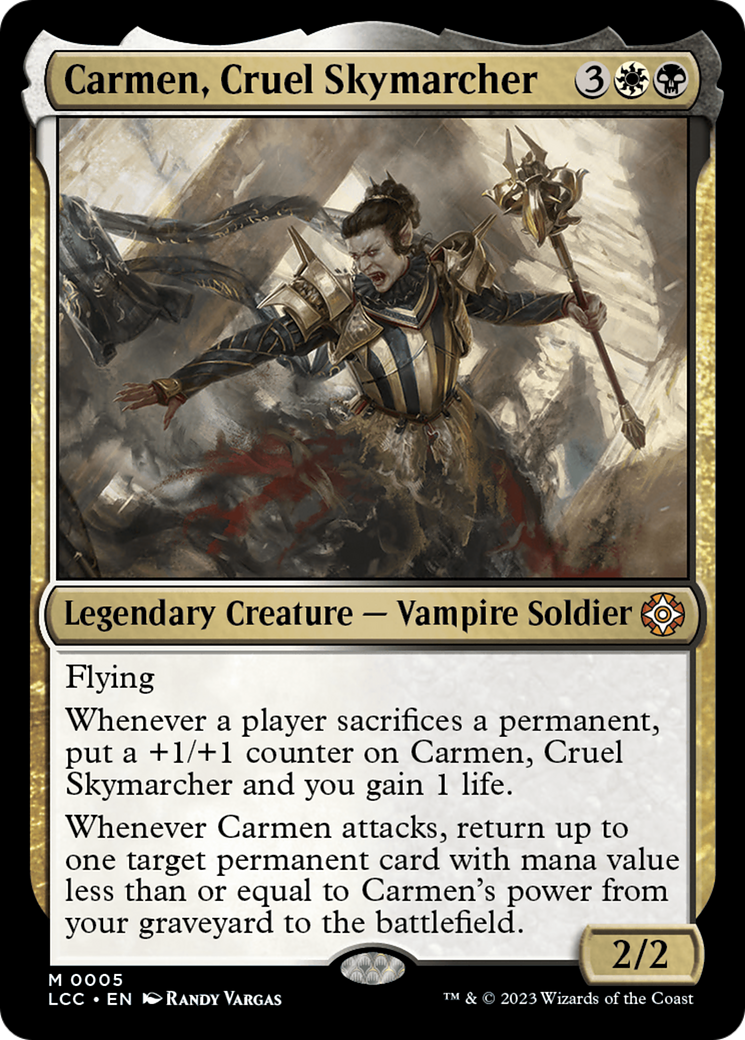 Carmen, Cruel Skymarcher [The Lost Caverns of Ixalan Commander] | Exor Games Bridgewater