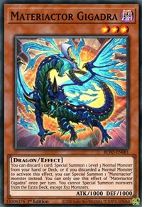 Materiactor Gigadra [BLVO-EN081] Super Rare | Exor Games Bridgewater