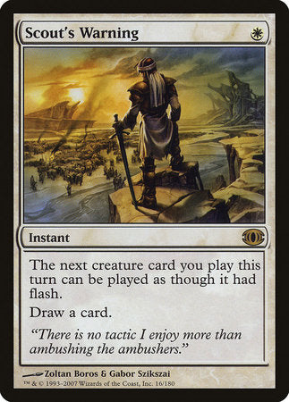Scout's Warning [Future Sight] | Exor Games Bridgewater