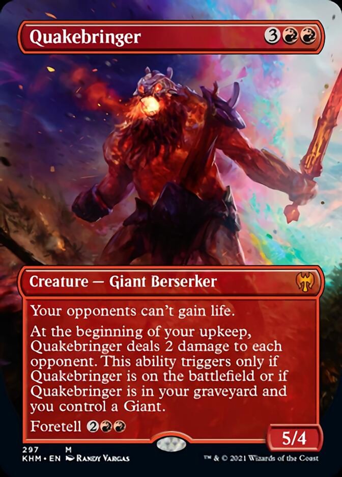 Quakebringer (Borderless Alternate Art) [Kaldheim] | Exor Games Bridgewater