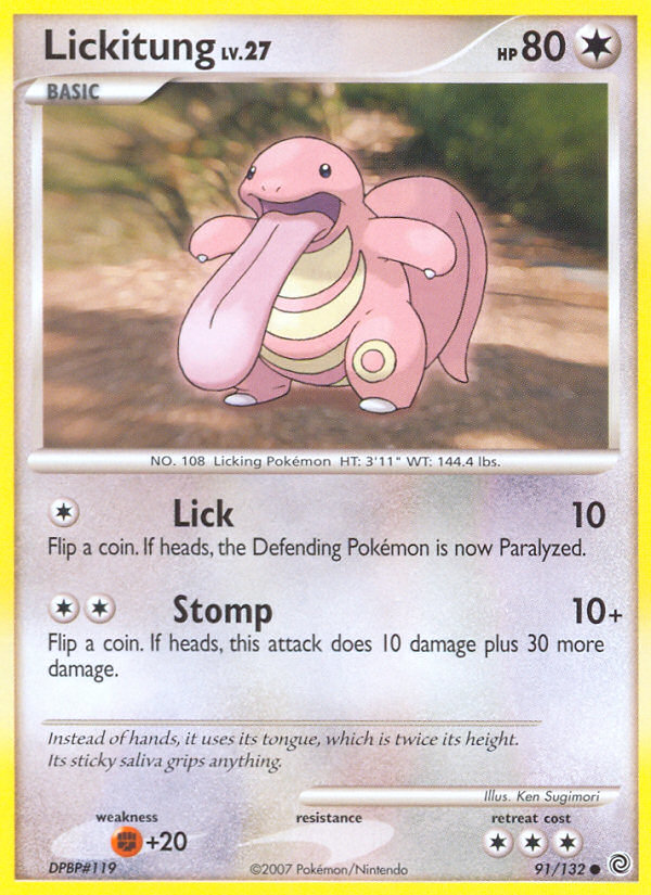 Lickitung (91/132) [Diamond & Pearl: Secret Wonders] | Exor Games Bridgewater