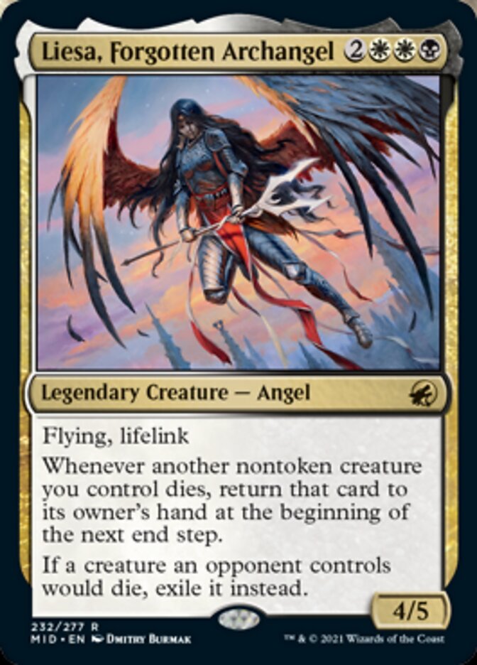 Liesa, Forgotten Archangel [Innistrad: Midnight Hunt] | Exor Games Bridgewater