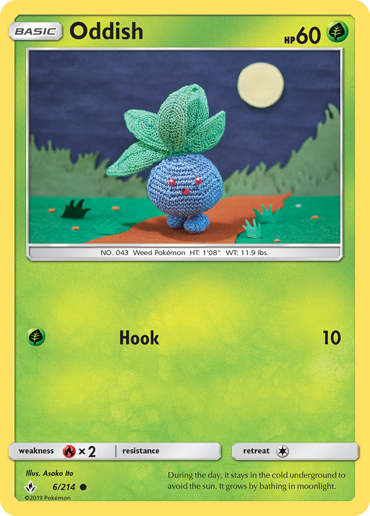 Oddish (6/214) [Sun & Moon: Unbroken Bonds] | Exor Games Bridgewater