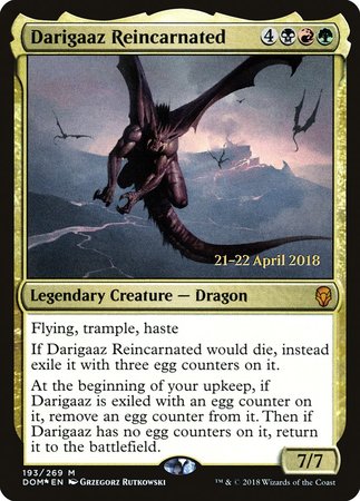 Darigaaz Reincarnated [Dominaria Promos] | Exor Games Bridgewater