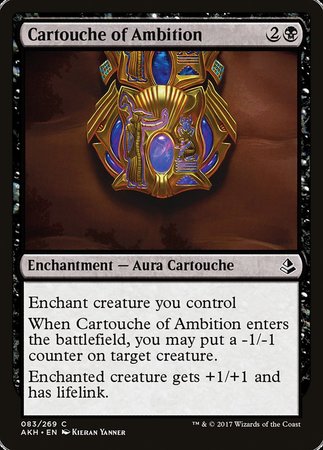 Cartouche of Ambition [Amonkhet] | Exor Games Bridgewater