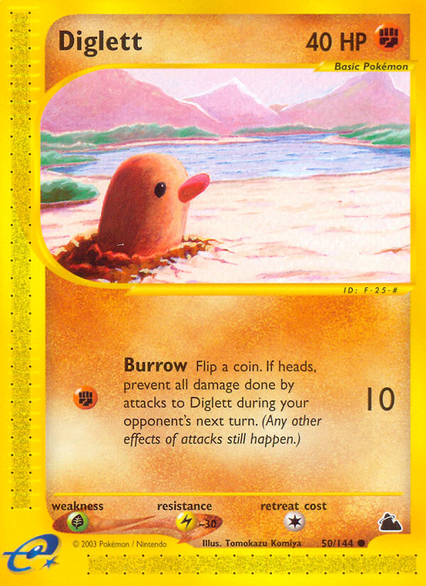 Diglett (50/144) [Skyridge] | Exor Games Bridgewater