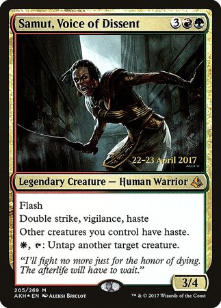 Samut, Voice of Dissent [Amonkhet Promos] | Exor Games Bridgewater