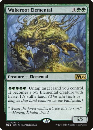 Wakeroot Elemental [Core Set 2020 Promos] | Exor Games Bridgewater