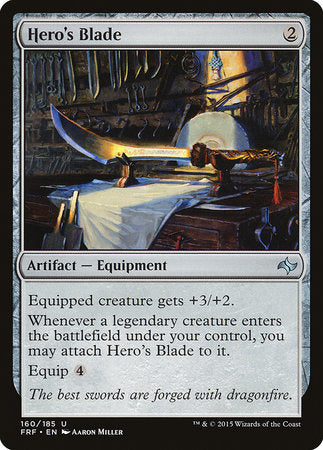 Hero's Blade [Fate Reforged] | Exor Games Bridgewater