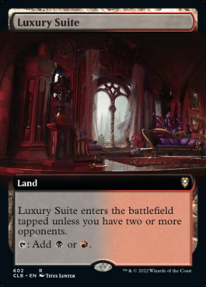 Luxury Suite (Extended Art) [Commander Legends: Battle for Baldur's Gate] | Exor Games Bridgewater