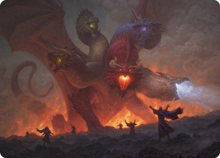 Tiamat Art Card [Dungeons & Dragons: Adventures in the Forgotten Realms Art Series] | Exor Games Bridgewater