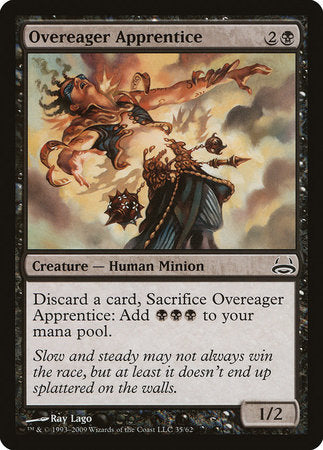 Overeager Apprentice [Duel Decks: Divine vs. Demonic] | Exor Games Bridgewater