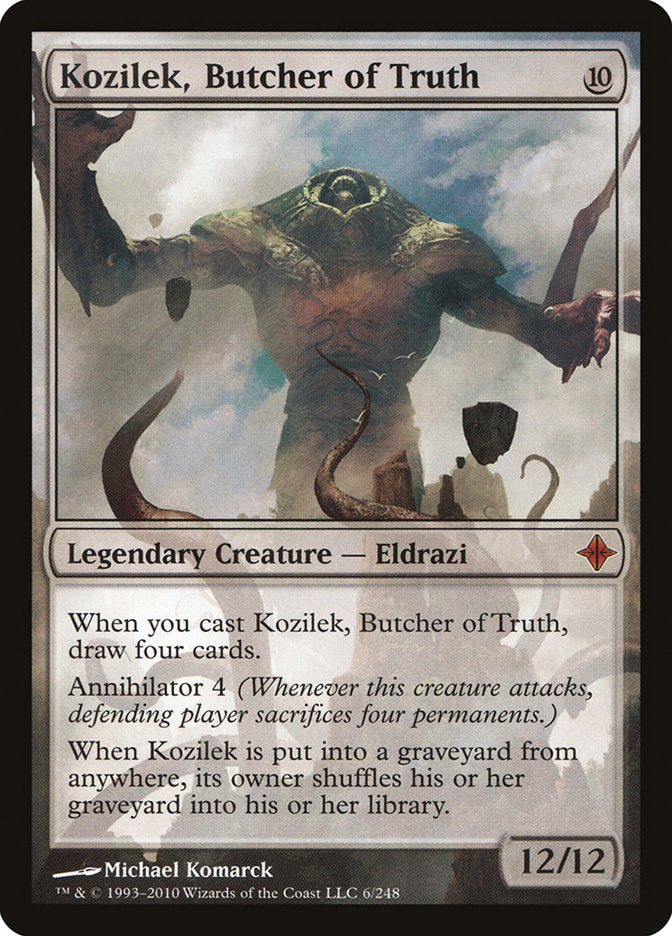 Kozilek, Butcher of Truth [Rise of the Eldrazi] | Exor Games Bridgewater