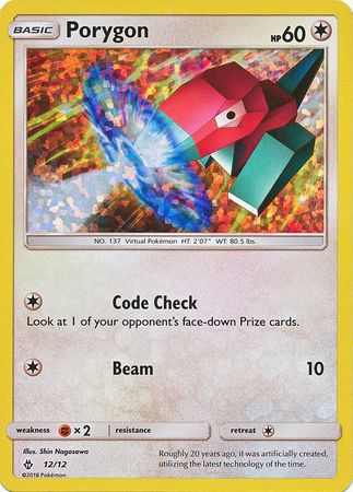 Porygon (12/12) [McDonald's Promos: 2018 Collection] | Exor Games Bridgewater