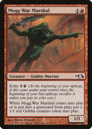 Mogg War Marshal [Duel Decks: Elves vs. Goblins] | Exor Games Bridgewater