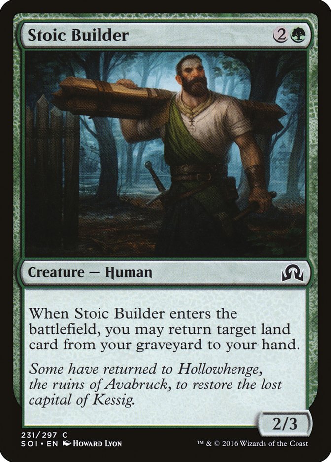 Stoic Builder [Shadows over Innistrad] | Exor Games Bridgewater