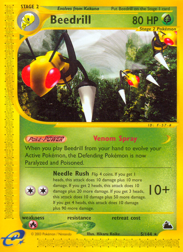 Beedrill (5/144) [Skyridge] | Exor Games Bridgewater