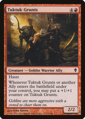 Tuktuk Grunts [Zendikar] | Exor Games Bridgewater