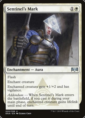 Sentinel's Mark [Ravnica Allegiance] | Exor Games Bridgewater