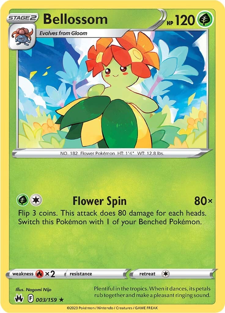 Bellossom (003/159) [Sword & Shield: Crown Zenith] | Exor Games Bridgewater