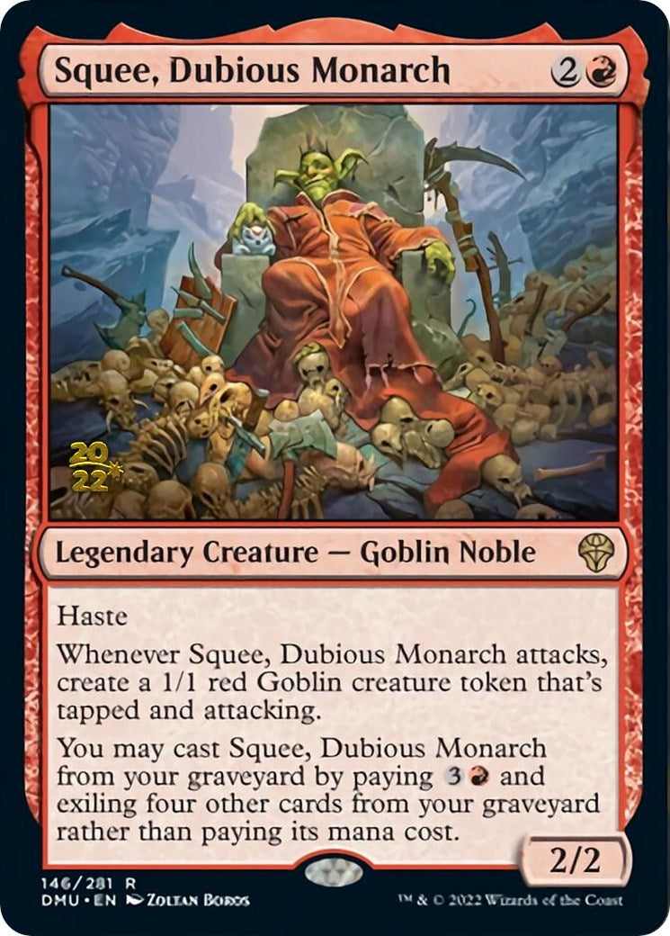 Squee, Dubious Monarch [Dominaria United Prerelease Promos] | Exor Games Bridgewater