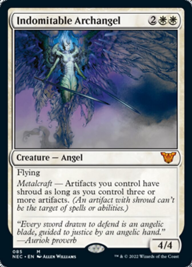 Indomitable Archangel [Kamigawa: Neon Dynasty Commander] | Exor Games Bridgewater