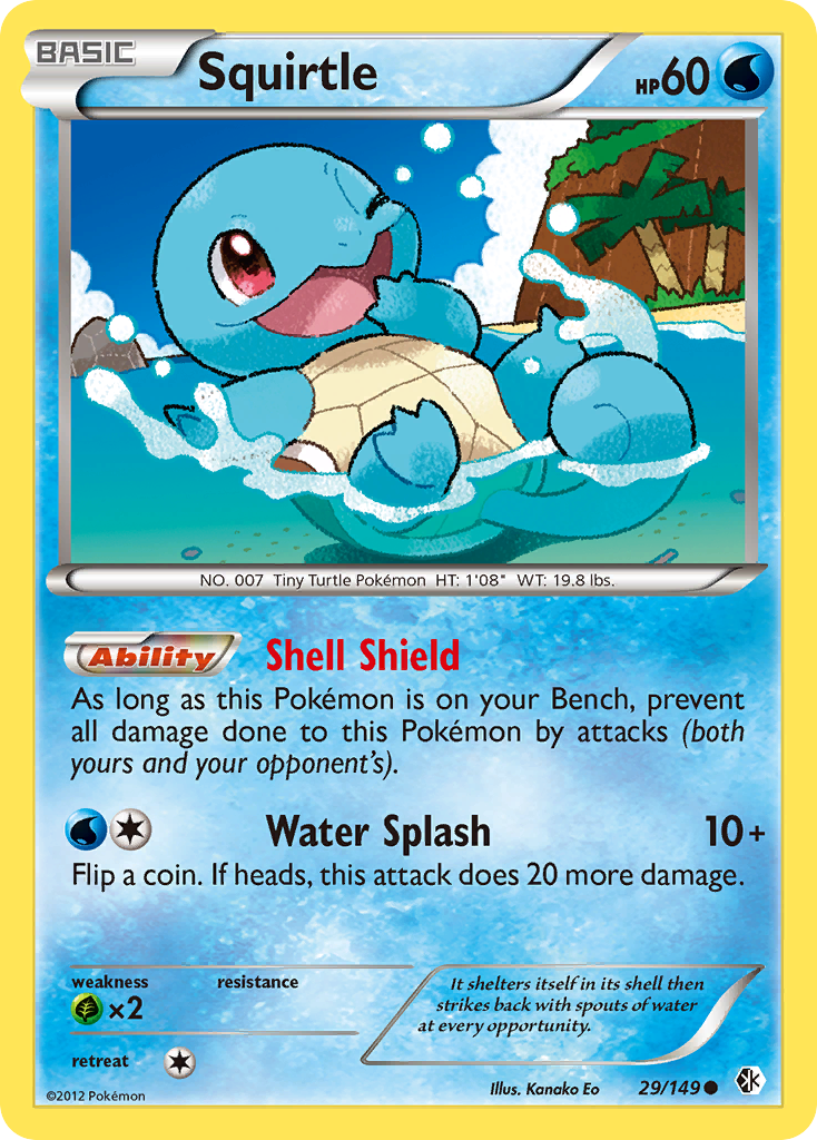 Squirtle (29/149) [Black & White: Boundaries Crossed] | Exor Games Bridgewater