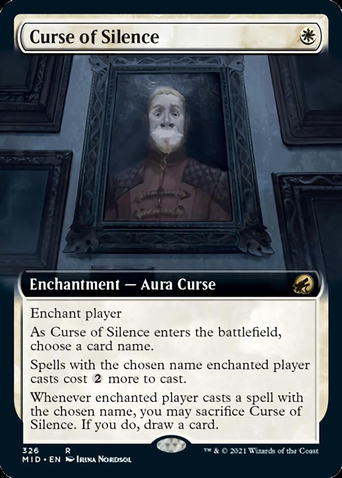 Curse of Silence (Extended) [Innistrad: Midnight Hunt] | Exor Games Bridgewater