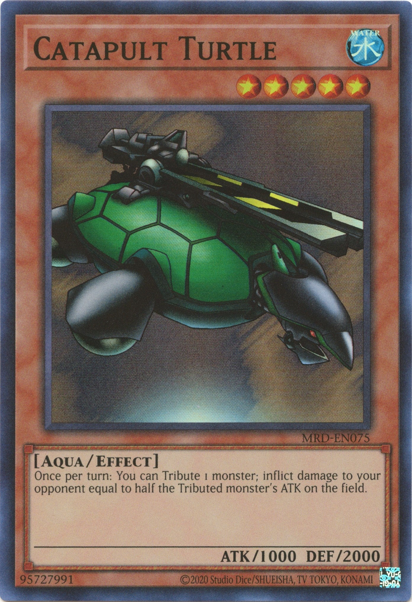 Catapult Turtle (25th Anniversary) [MRD-EN075] Super Rare | Exor Games Bridgewater