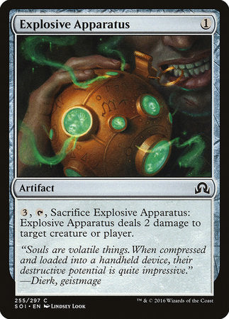 Explosive Apparatus [Shadows over Innistrad] | Exor Games Bridgewater