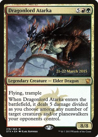 Dragonlord Atarka [Dragons of Tarkir Promos] | Exor Games Bridgewater