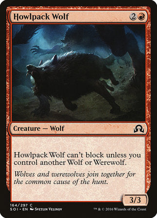 Howlpack Wolf [Shadows over Innistrad] | Exor Games Bridgewater