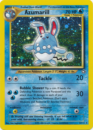 Azumarill (2/111) [Neo Genesis Unlimited] | Exor Games Bridgewater