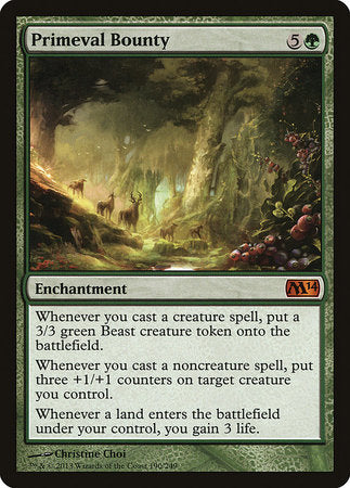 Primeval Bounty [Magic 2014] | Exor Games Bridgewater