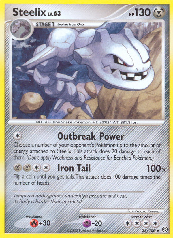 Steelix (28/100) [Diamond & Pearl: Stormfront] | Exor Games Bridgewater