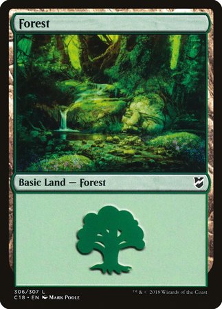 Forest (306) [Commander 2018] | Exor Games Bridgewater