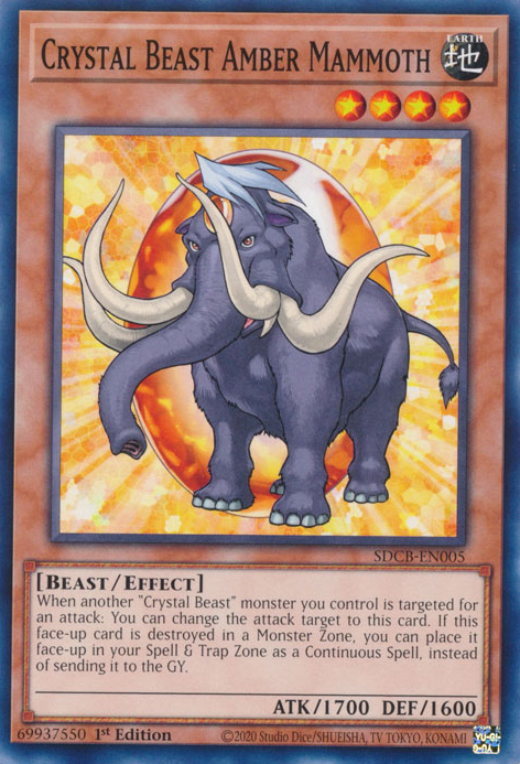 Crystal Beast Amber Mammoth [SDCB-EN005] Common | Exor Games Bridgewater