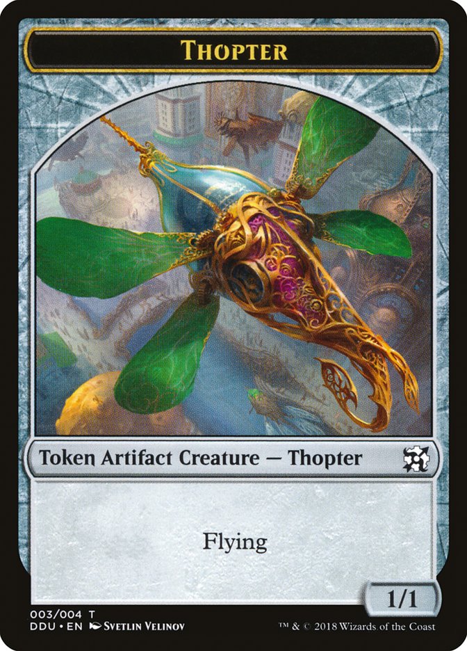 Thopter (003/004) [Duel Decks: Elves vs. Inventors Tokens] | Exor Games Bridgewater