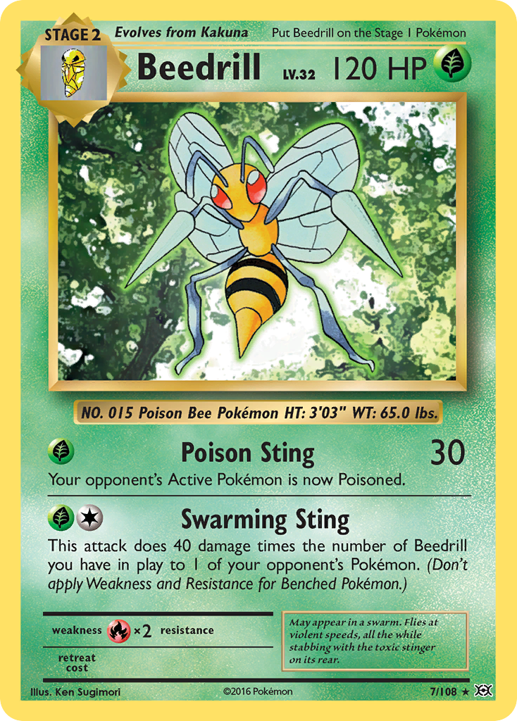 Beedrill (7/108) [XY: Evolutions] | Exor Games Bridgewater