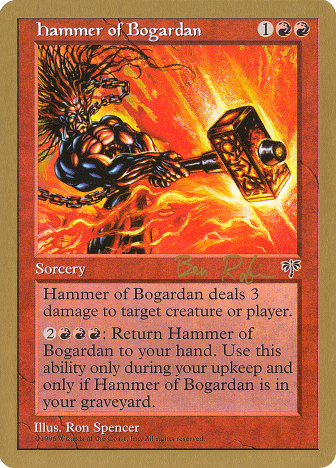 Hammer of Bogardan (Ben Rubin) [World Championship Decks 1998] | Exor Games Bridgewater