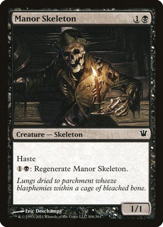 Manor Skeleton [Innistrad] | Exor Games Bridgewater