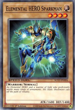 Elemental HERO Sparkman [SGX1-ENA04] Common | Exor Games Bridgewater