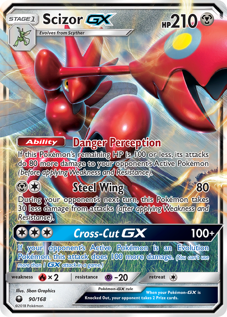 Scizor GX (90/168) [Sun & Moon: Celestial Storm] | Exor Games Bridgewater