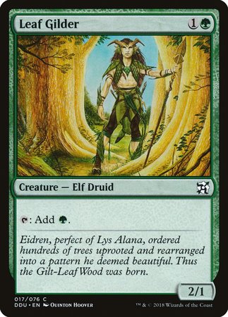 Leaf Gilder [Duel Decks: Elves vs. Inventors] | Exor Games Bridgewater