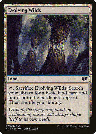 Evolving Wilds [Commander 2015] | Exor Games Bridgewater