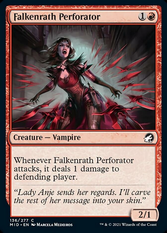 Falkenrath Perforator [Innistrad: Midnight Hunt] | Exor Games Bridgewater