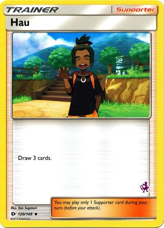 Hau (120/149) (Mewtwo Deck) [Battle Academy 2020] | Exor Games Bridgewater