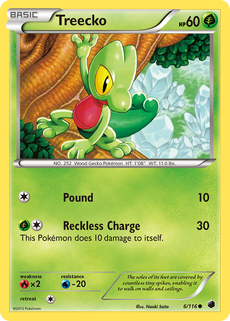 Treecko (6/116) [Black & White: Plasma Freeze] | Exor Games Bridgewater