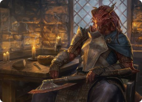 Jaded Sell-Sword Art Card [Dungeons & Dragons: Adventures in the Forgotten Realms Art Series] | Exor Games Bridgewater
