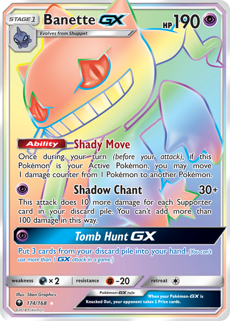 Banette GX (174/168) [Sun & Moon: Celestial Storm] | Exor Games Bridgewater